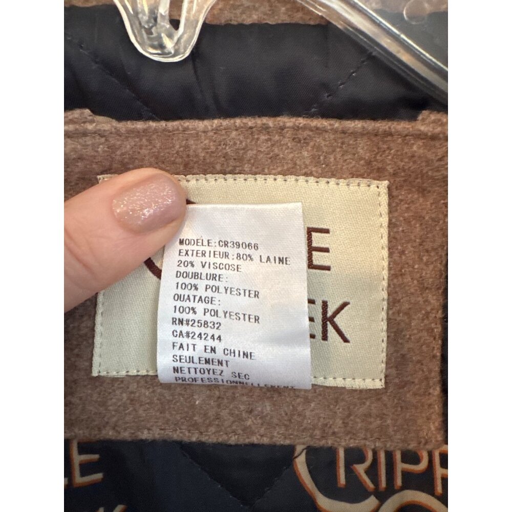 Cripple Creek Brown Wool Blend Western Snap Button Vest Size Medium - Picture 9 of 9